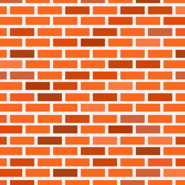 Farklı tonları, kırmızı tuğla tuğla duvar