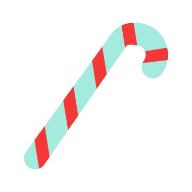 Şeker kamışı simgesini düz stil. Beyaz arka plan üzerinde izole vektör çizim