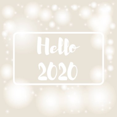 Festival tebrik kartları için bokeh ve ışıklar ile bej arka plan