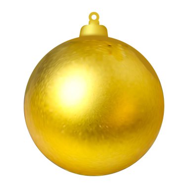 Ağaçta noel balosu. Noel süsü. Vektör resmi