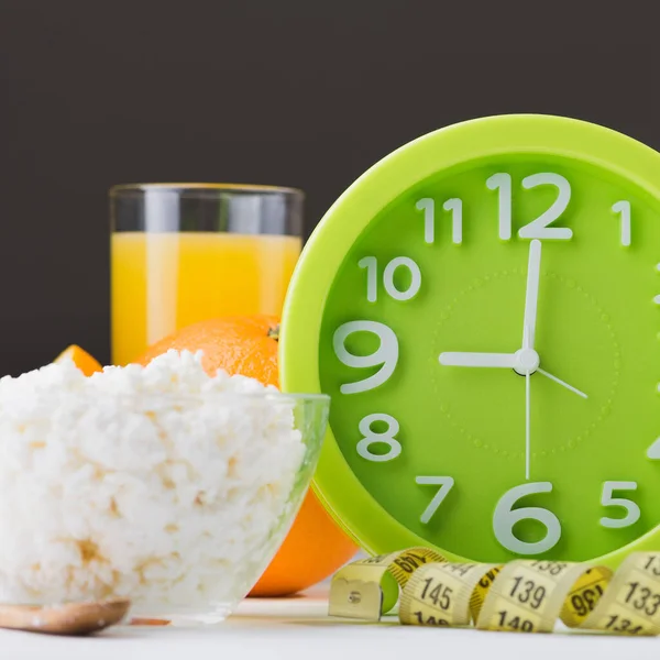 Comida Saudável Adequada Pequeno Almoço Doce Conceito Dieta — Fotografia de Stock