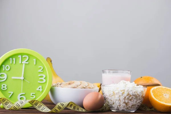 Zdrowej Właściwej Żywności Słodkie Śniadanie Koncepcja Diety — Zdjęcie stockowe