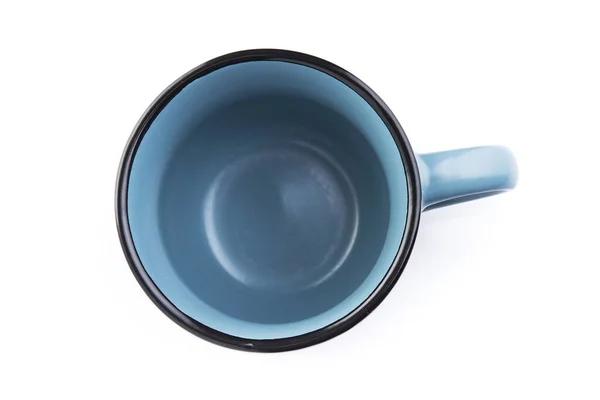 Пустой Кофе Чашку Изолированы Белом Фоне — стоковое фото