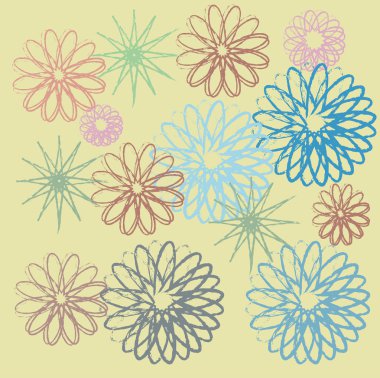 çiçek illüstrasyon vektör güzellik ışık