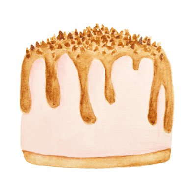 Dekoratif tatlılar tatlılar shortcrust sünger kek ve meyve ile