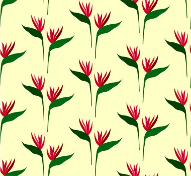 Yaprakları desen. Tropikal, çiçekler arka plan. Yeşil çim dokusu