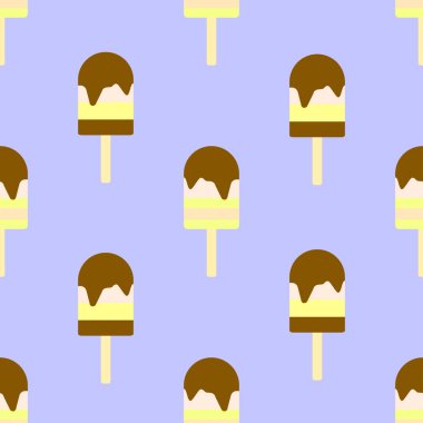 Dondurma deseni. Lezzetli tatlı tatlılar. Renkli yaz arka plan.