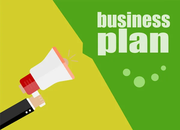 Business Plan Flat Design Business Concept Digital Marketing Business Man — Stock Photo, Image