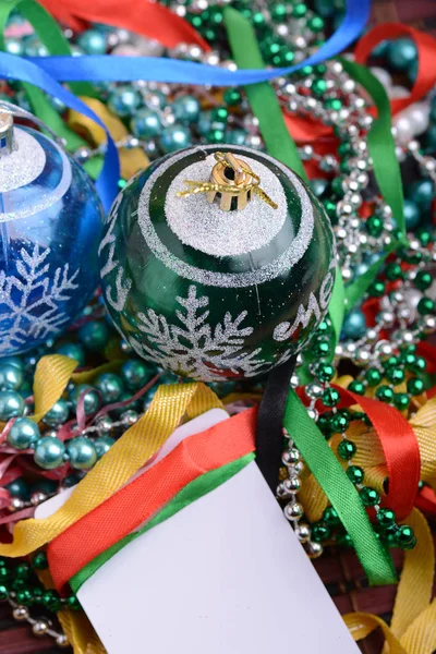 Colorida Colección Bolas Navidad Útil Como Patrón Fondo —  Fotos de Stock