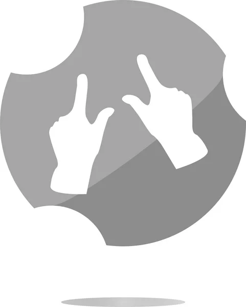 Ayarlı Simge Beyaz Üzerine Izole Edilmiş Web Düğmesi — Stok fotoğraf