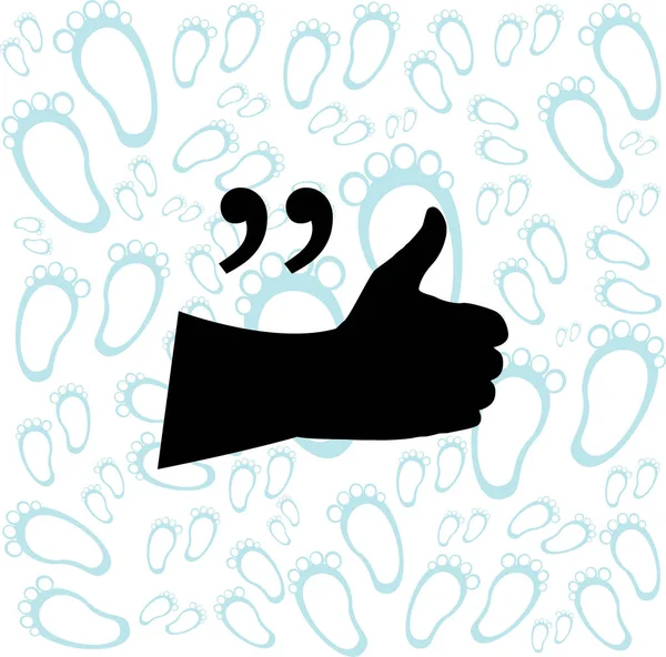 Citaat Mark Speech Bubble Citaat Teken Icoon Abstracte Achtergrond — Stockfoto