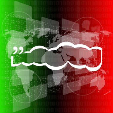  Alıntı Mark Konuşma Balonu. Alıntı işareti simgesi. Soyut arkaplan.