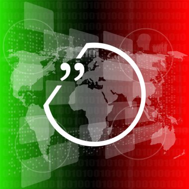  Alıntı Mark Konuşma Balonu. Alıntı işareti simgesi. Soyut arkaplan.