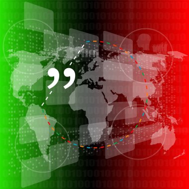  Alıntı Mark Konuşma Balonu. Alıntı işareti simgesi. Soyut arkaplan.