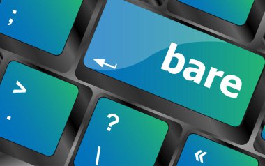 klavye tuşunda çıplak sözcük, dizüstü bilgisayar düğmesi