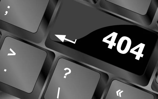 404 Code Button Keyboard Keys — Stock Photo, Image