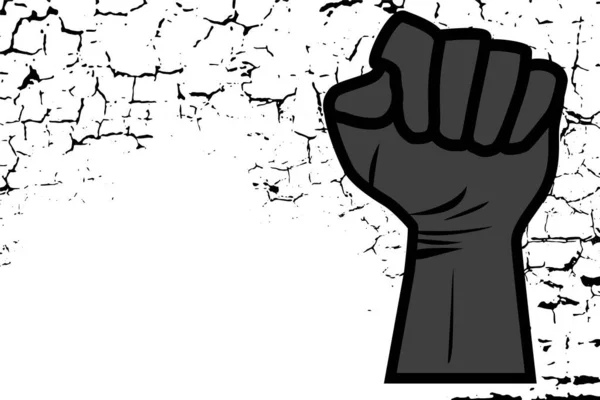 Символ Руки Черных Жизней Имеет Значение Сша Остановить Насилие Над — стоковое фото
