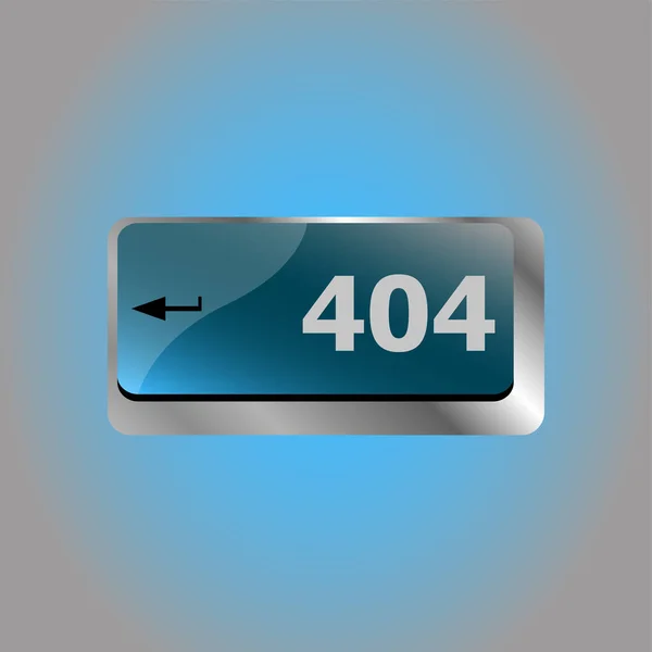 404 Buton Text Tastele Tastaturii Computerului — Fotografie, imagine de stoc