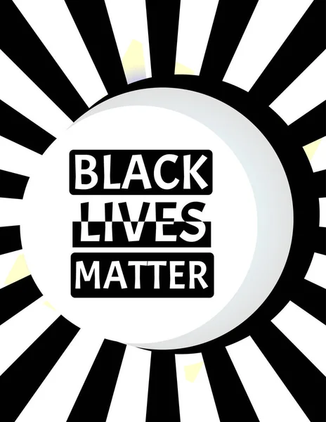 Black Lives Matter Não Consigo Respirar Bandeira Protesto Sobre Direitos — Fotografia de Stock