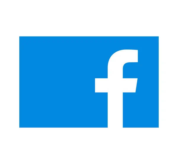 ソーシャルロゴのアイコン フェイスブックのアイコン フェイスブックのロゴ — ストック写真