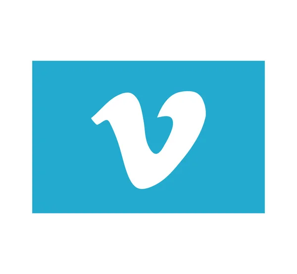 Логотип Vimeo Відеоплеєр Vimeo Застосунок Вімео Харків Україна Червня 2020 — стокове фото