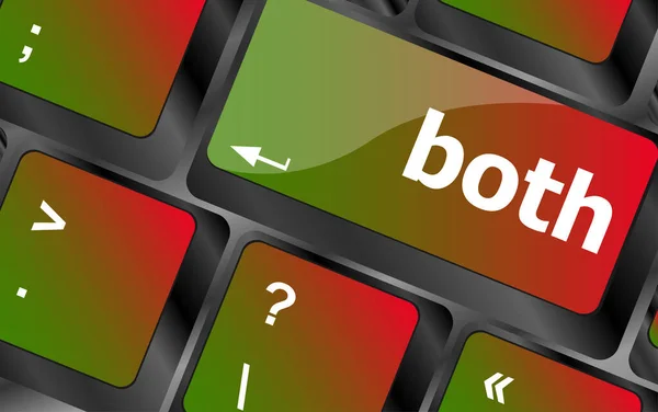 Border Taste Auf Der Tastatur Des Computers — Stockfoto