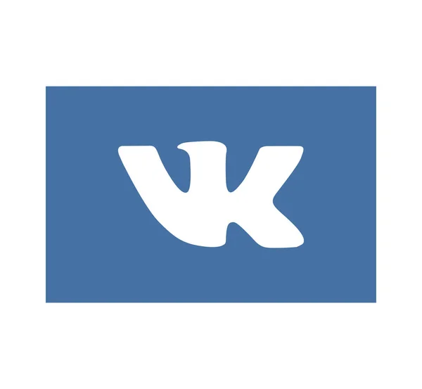 Logo Vkontakte Russian Social Media Networking Website Vkontakte App Kharkiv — Stock Photo, Image