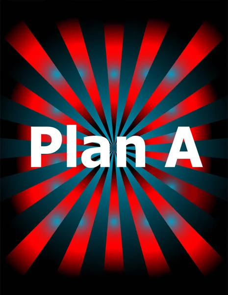 Woord Plan Een Digitaal Scherm Business Concept Bewegingsstralen Abstracte Achtergrond — Stockfoto