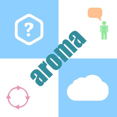 Metin aroması. Sosyal konsept. İş akışı düzeni, diyagram, iş adım seçenekleri, pankart için kullanılabilir
