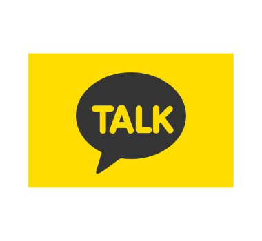 Mesaj uygulaması KakaoTalk logosu. Google Play Store sitesindeki KakaoTalk uygulaması. Kharkiv, Ukrayna - 15 Haziran 2020