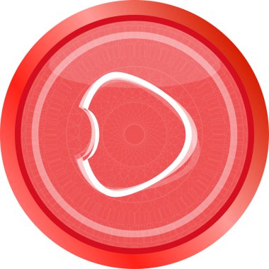 Beyaz üzerine izole edilmiş web simgesi üzerindeki konuşma bulutu veya çıkartmaları