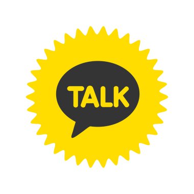 Mesaj uygulaması KakaoTalk logosu. Google Play Store sitesindeki KakaoTalk uygulaması. Kharkiv, Ukrayna - Haziran, 2020