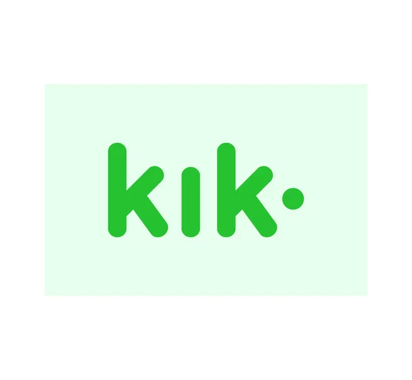 Kik logo. Kik messenger mobile application. Messenger Kik app icon. . Kharkiv, Ukraine - June 15, 2020