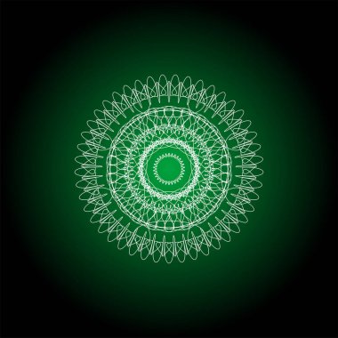 Diploma ya da sertifika için soyut lonca unsurları. soyut mandala