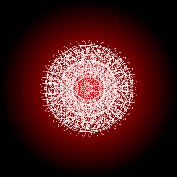 Elementy Spirograficzne Mandala Guiiloche Szablonów Wzorów Znaki Wodne Certyfikatów Voucherów — Zdjęcie stockowe