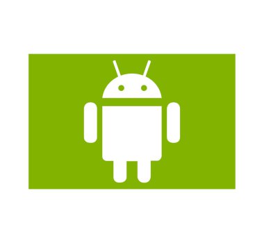 Android logosu. Android akıllı telefonlar, tabletler ve mobil platformlar için işletim sistemi. Android uygulaması