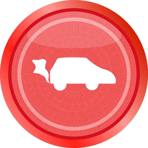 Car Icon Web Button — Stock Photo, Image