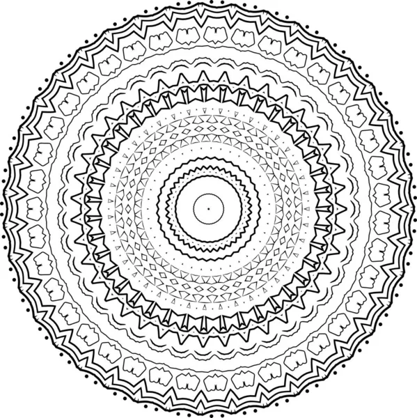 Mandala Para Tarjeta Felicitación Impresión Estuche Etc Patrones Abstractos Diwali — Archivo Imágenes Vectoriales