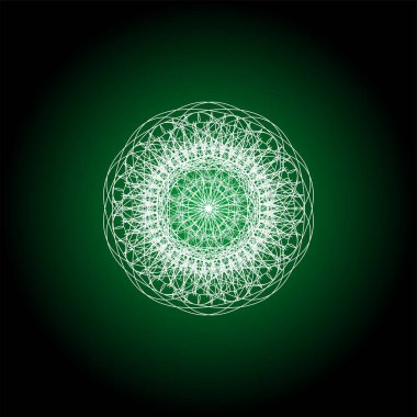 Tasarım şablonları için Mandala geriiloche spirografik unsurları sertifika, kupon, banka kartı ve davetiye filigranlarını gösterir