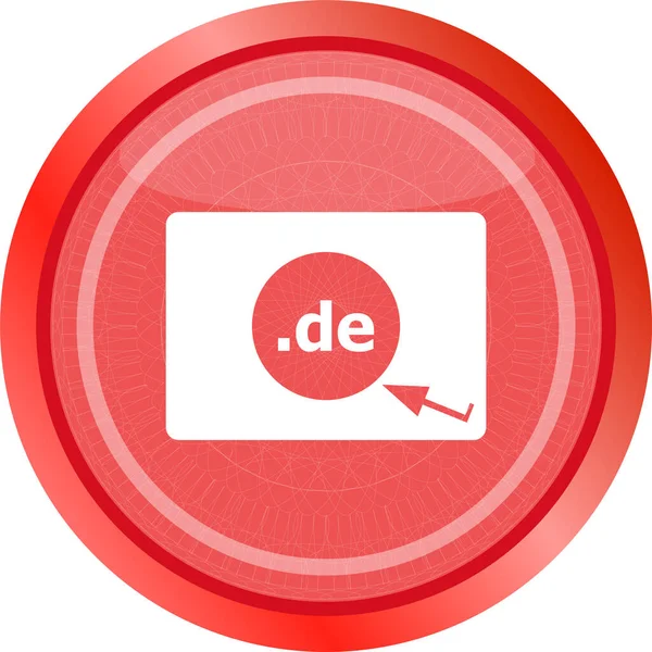 Domain Zeichen Symbol Top Level Domain Symbol — Stockfoto