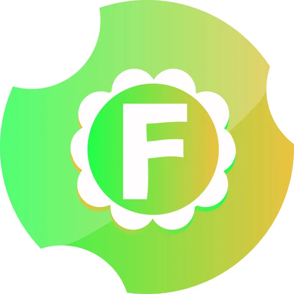 Buchstabe Logo Symbol Design Vorlagen Elemente Icon Farbschild — Stockfoto