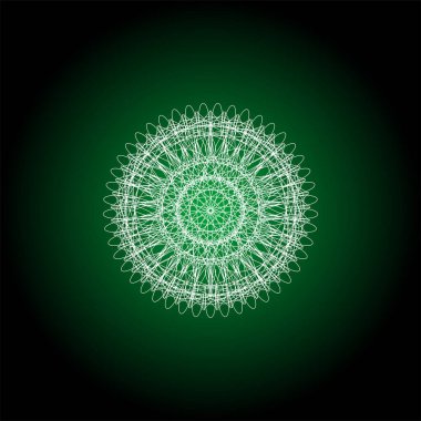 Diploma ya da sertifika için soyut lonca unsurları. soyut mandala