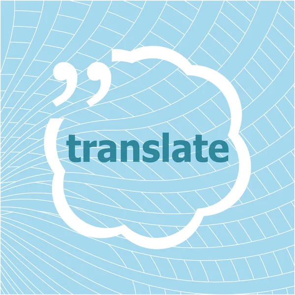 Text Translate Education Concept — Stock Photo, Image