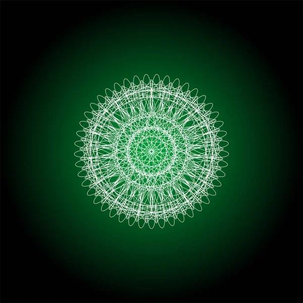 Diploma ya da sertifika için soyut lonca unsurları. soyut mandala