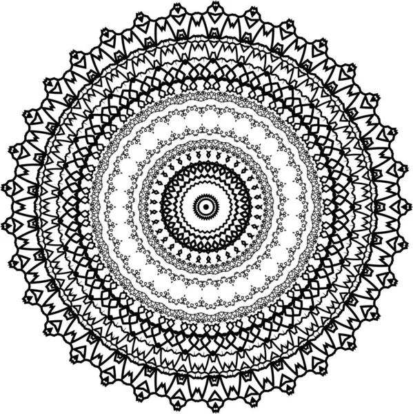 Style Oriental Rétro Arabique Motif Arabe Indien Fond Texture Mandala — Image vectorielle