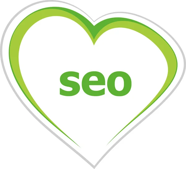 Texto Seo Search Engine Optimization Concept — Fotografia de Stock