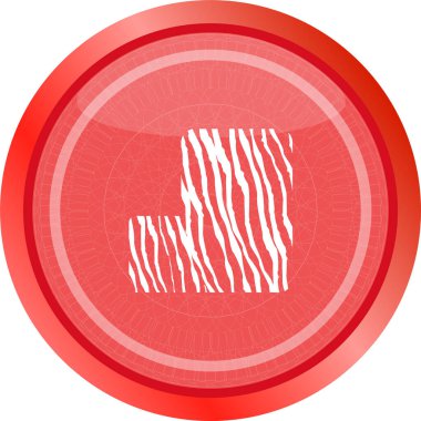 soyut simge, beyaz üzerine izole edilmiş internet düğmesi