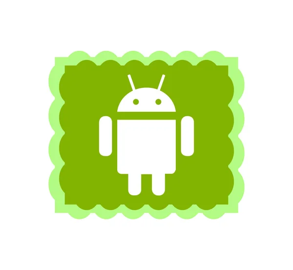 Logo Android Android Sistema Operativo Para Teléfonos Inteligentes Tabletas Plataformas — Foto de Stock