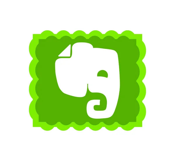 Evernote is an app designed for organizing, note taking, and archiving. Evernote logo . Kharkiv, Ukraine - June , 2020