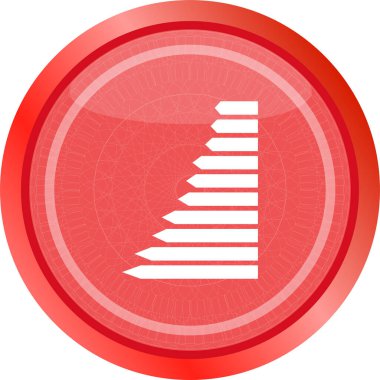 grafik web düğmesi simgesi izole edildi